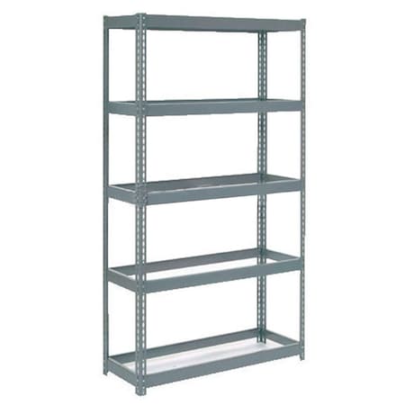 Global Industrial Boltless Extra Heavy Duty Shelving 48W x 24D x 96H, 5 Shelves, No Deck 790CP4